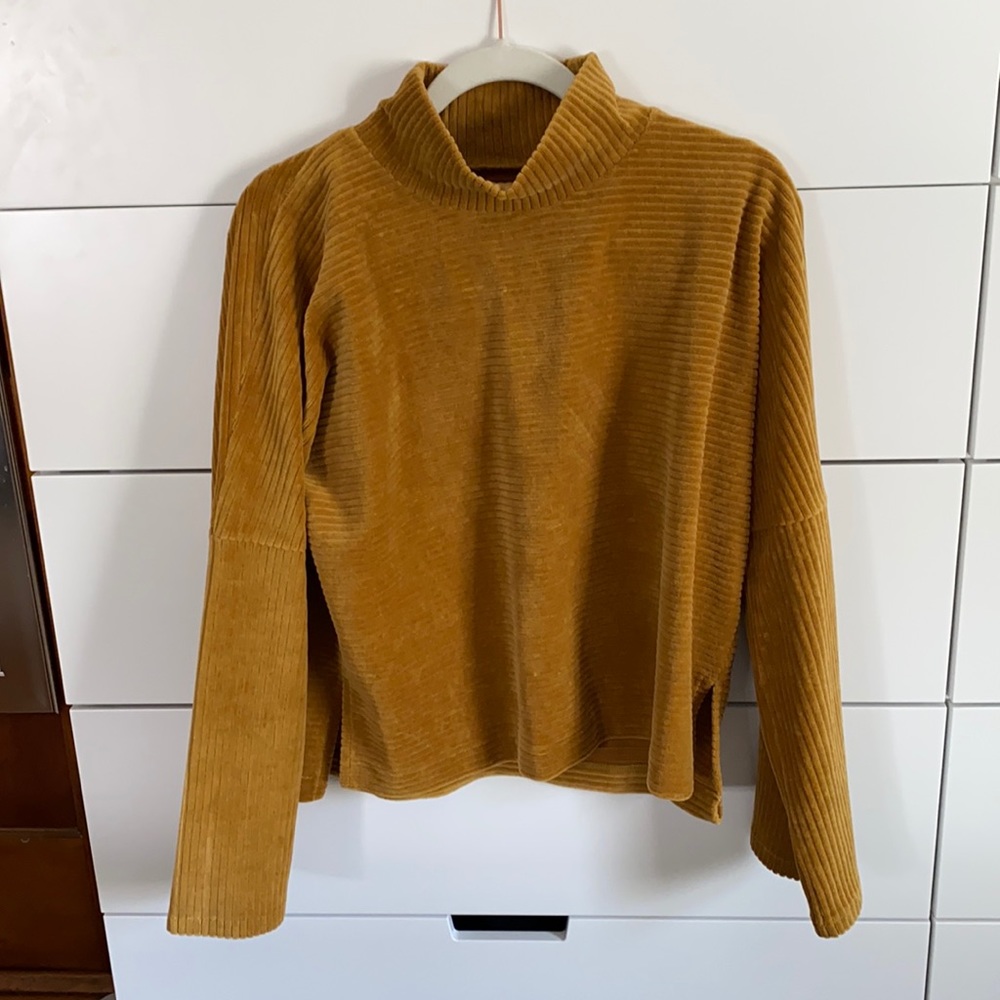 Mustard Yellow Chenille Sweater